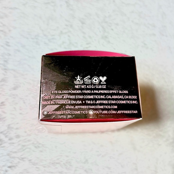 Jeffree Star Black Onyx Eye Gloss Powder Full Size New Sale - Picture 7 of 8